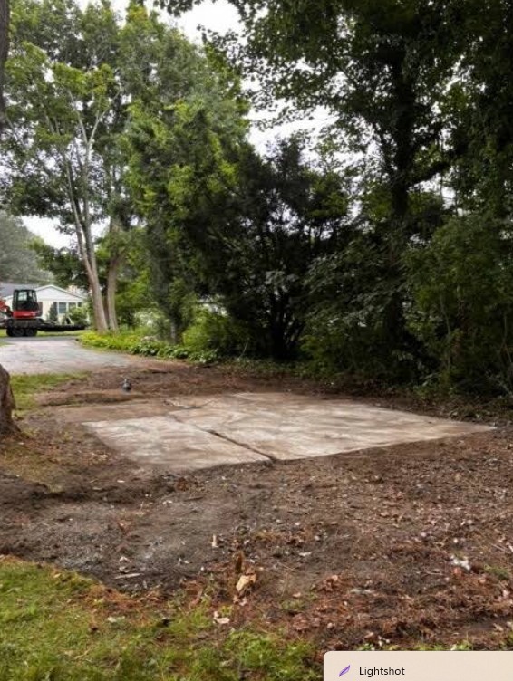 Clean yard space after haul-away